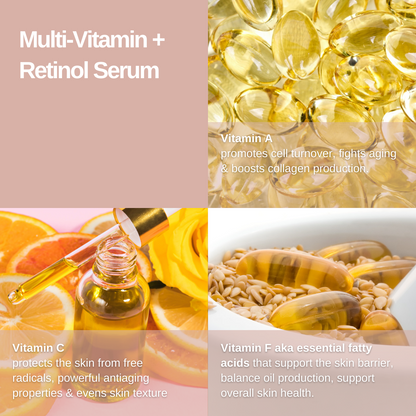 Multi-Vitamin + Retinol Serum 30 ml